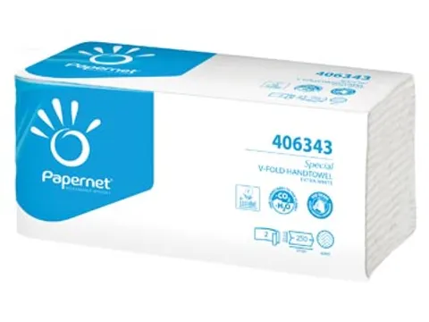 Papernet Handdoeken 406343 Extra Wit 2-Laags V-Vouw