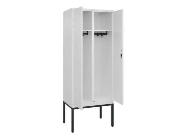 locker voor scheiding van kleding,HxBxD 2120x800x500mm,2vak
