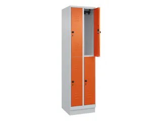 dubbeldekse locker,HxBxD 1950x500x500mm,2x2vak.,vak B 250mm - 2
