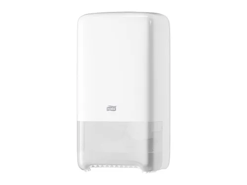 Tork 557500 T6 Toiletpapier Dispenser Twin Mid-size Elevation Wit