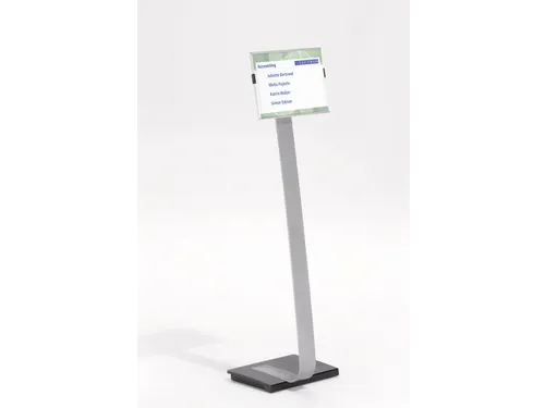Vloerstandaard Durable Info Sign Stand A4 Aluminium