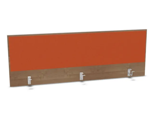 opzetpaneel,v. bureau,aanbouw achter,B 1600mm,NT-cherry,BN3012-oranje