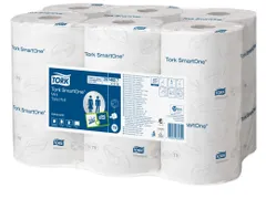 Toiletpapier Tork SmartOne Mini T9 advanced 2-laags 620 vel wit 472193