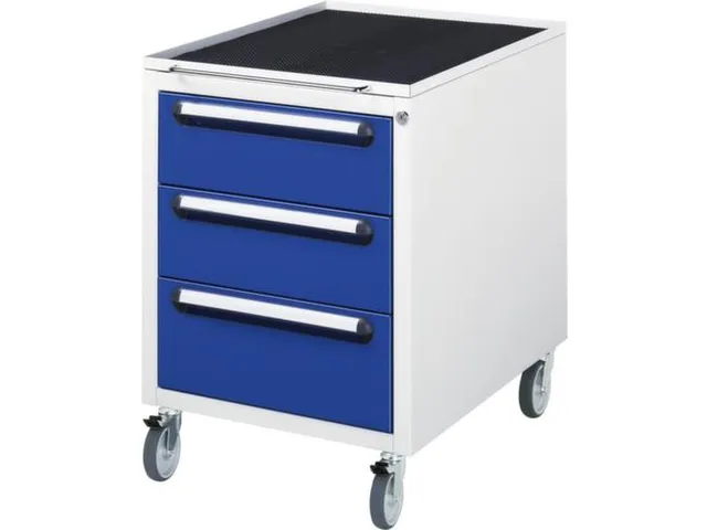 verrijdbaar ladeblok,v. werkbank,HxBxD 690x480x600mm,3lade(n)