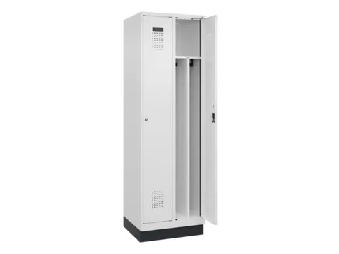 locker voor scheiding van kleding,HxBxD 1950x600x500mm,2vak