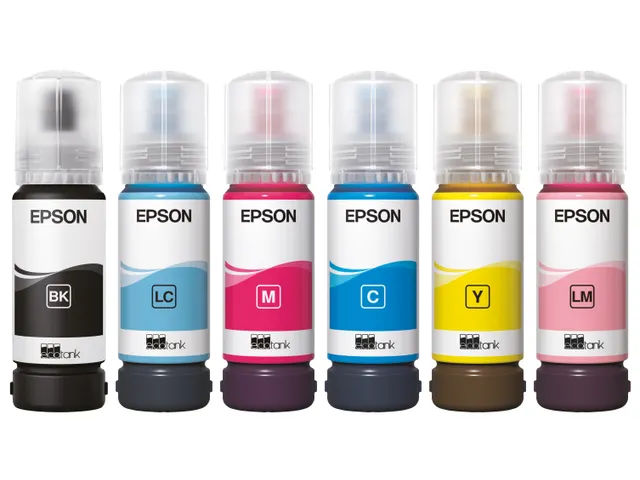 Epson 107, Origineel, Cyaan, Epson, EcoTank ET-18100, 70 ml, 1 stuk(s)