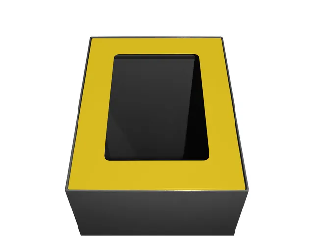 Top modulaire afvalscheidingsunit 60 liter Geel