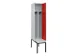 locker met bank,voor scheiding van kleding,HxBxD 2120x400x815mm,1vak