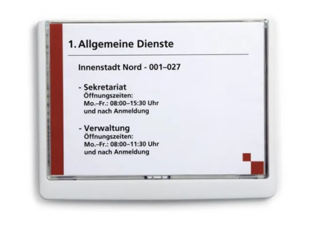 Deurbord Click Sign A5 Wit