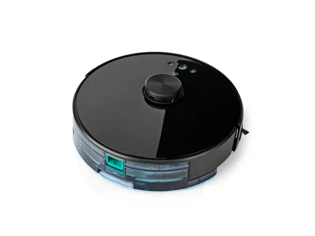 Robotstofzuiger Nedis wifi laser 3-in-1 zwart