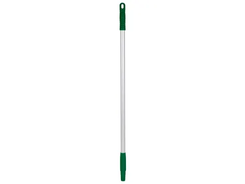 Hygiene aluminium steel 840mm Ø22mm groen met schroefdraad