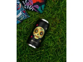 Thermosbeker Les Artistes Paris blik 280ml Sugar Skull met rietje - 10