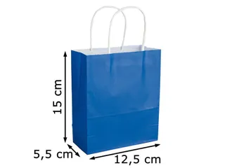 Folia Papieren Kraftzak 12x15cm geassorteerde kleuren 10 stuks - 2