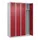 locker voor scheiding van kleding,HxBxD 1850x1200x500mm,4vak