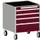 ladekast verrijdbaar 780x650x650mm 4laden romp RAL7035 front RAL3004