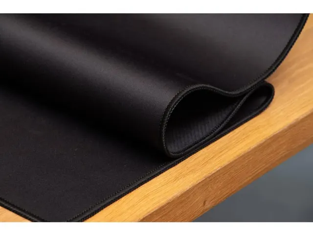 Tapis De Bureau Et Tapis De Souris, Ft 90 X 40 Cm, Noir