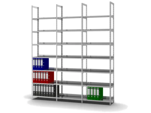 rayonnage pour classeurs,rayonnage suivant,HxlxP 2550x750x300mm