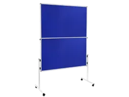 ECONOMY inklapbaar workshopbord blauw 120x150cm vilt