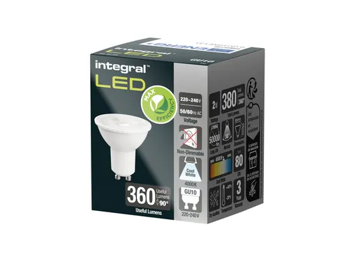 Ledlamp Integral GU10 4000K koel wit 2W 380lumen