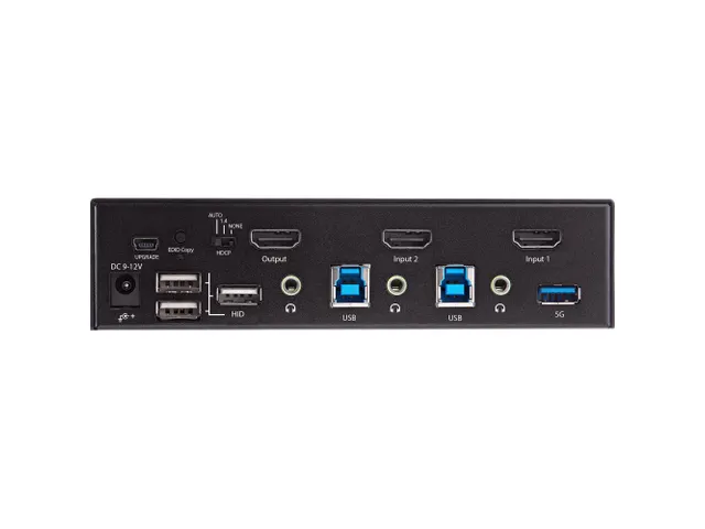2-Poorts Single Monitor KVM HDMI Switch