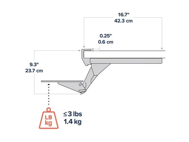 Bureau Toetsenbord Klem Neo Flex