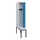 locker met bank,HxBxD 1950x300x815mm,1vak,vak B 300mm,cilinderslot