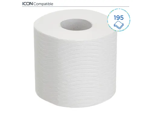 Toiletpapier Kleenex 3-laags 195vel wit 8459