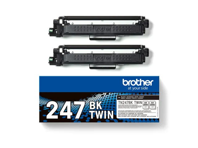Brother Toner TN247BKTWIN Zwart Dubbel Verpakking