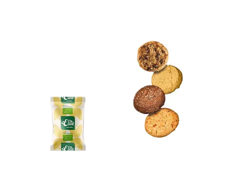 Koekjes Elite Natural biologische biscuitmix 120 stuks