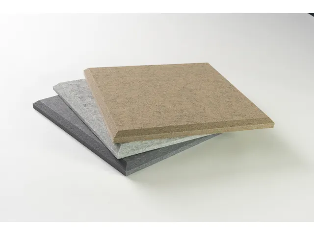 Akoestische PET-vilt wandtegels 30x30cm Combi beige 12 Stuks