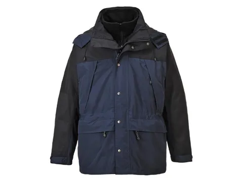 Portwest Orkney S532 parka, marineblauw/zwart, maat 3XL, per stuk