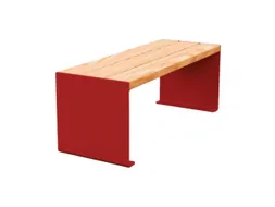 zitbank,B 1200mm,3latten,hout-zitting licht eikenhout,zitting H 450mm