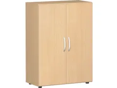 kantoorkast met openslaande deuren HxBxD 1104x800x420mm hout beuken