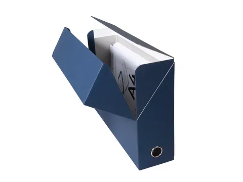 Transportdoos rug 90mm donkerblauw