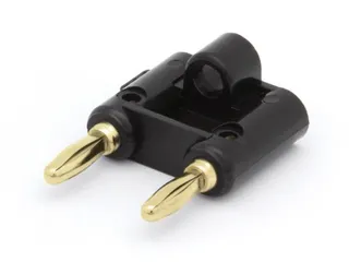 Dubbele Banaanplug - Zwart - 1