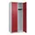 locker,HxBxD 1850x800x500mm,2vak,vak B 400mm,cil.-slot,staand op vloer