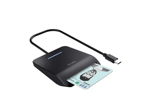 Kaartlezer Trust Primo DNI USB-C zwart