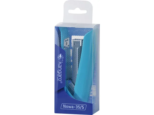 Agrafeuse Kangaro Nowa-35s blue max 25 feuilles 24/6 Agrafes