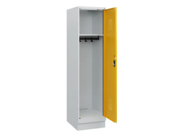 schoollocker,HxBxD 1630x400x500mm,1vak,vak B 400mm,cil.-slot,sokkel
