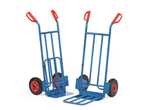 Steekwagen Capaciteit 250kg Klapbare Schep Massief Rubber Banden