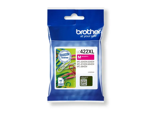 Inktcartridge Brother LC-422XLM rood