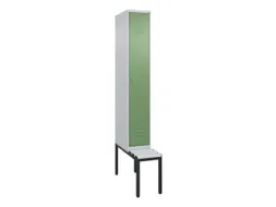 locker voor scheiding van kleding,HxBxD 2120x300x815mm,1vak