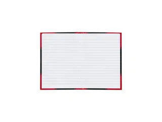 Notitieboek Bantex zwart/rood A6 lijn 70gr 96vel - 3