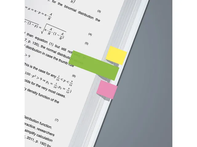Indexeringsstrookjes Sigel mini brilliant 5-kleurig assorti maat stroo