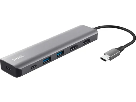 Trust Dalyx 6-in-1 USB-C Multiport Adapter met HDMI 4K