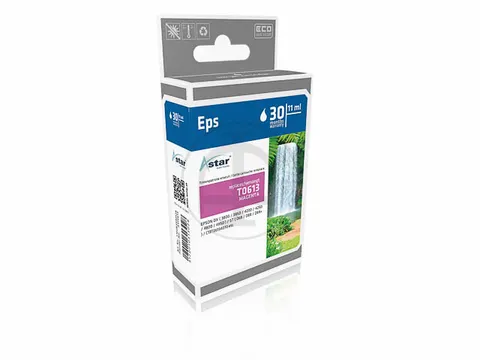 AS15613 ASTAR EPSON T0613 DX/ST Inkt magenta rebuilt 370pag Chip 8ml