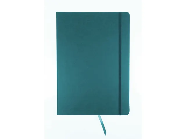 Schetsboek Kangaro A4 dark turquoise PU HC 80 vel 140gr roomwit met el