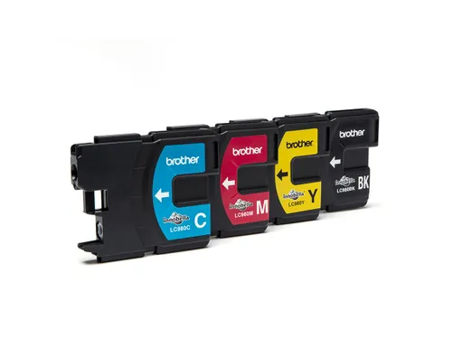 Brother LC-980 Valuepack 4 Kleuren Inktcartridges Origineel