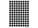 HERMA 1849 Multipurpose etiketten Rond 8mm Zwart 540 stuks