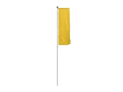 Vlaggenmast Aluminium Boven De Grond 7m Ø 75mm Cilindrisch